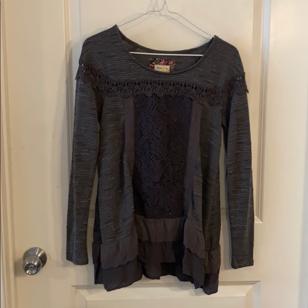 Grey hipster sweater